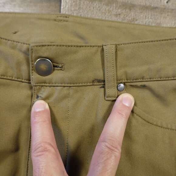 Lululemon ABC Pant Slim Men’s 33x30 Artifact Brown Stretch Tech - Picture 3 of 16